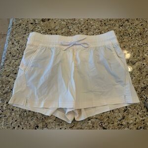 Avalanche Women’s White Athletic Drawstring Shorts size large